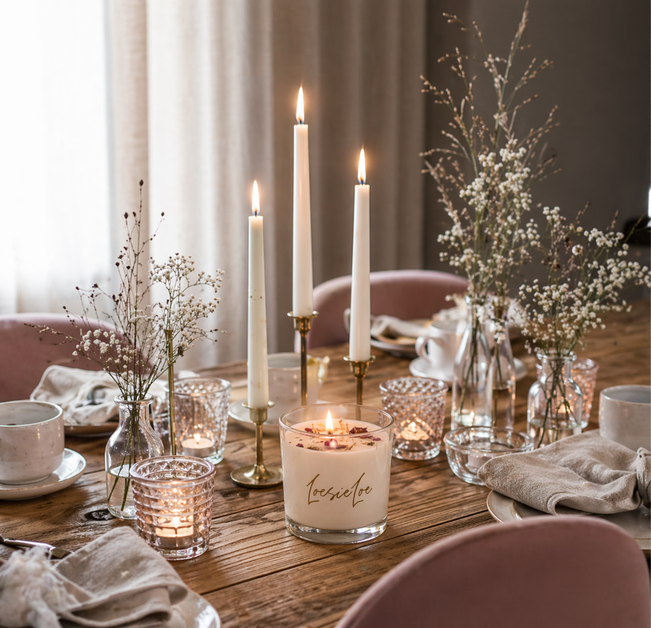 Discover the Home & Living collection by Loesieloe, created to bring beauty, harmony and refinement into your everyday living.