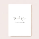 Thank you - Wenskaart
