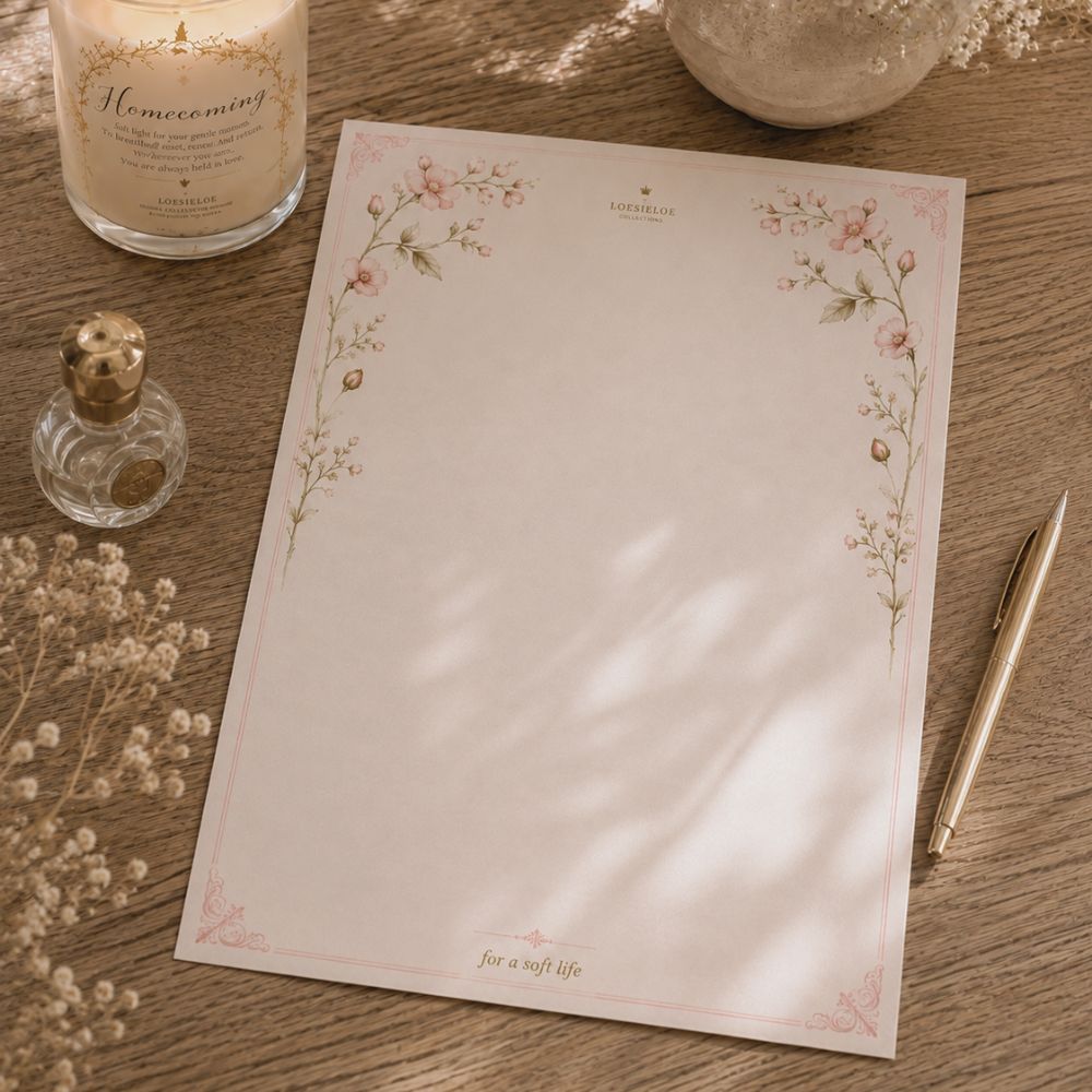 Elegant Homecoming printable letter paper in two beautiful styles. Perfect for letters, notes, journaling and thoughtful moments. Instant download