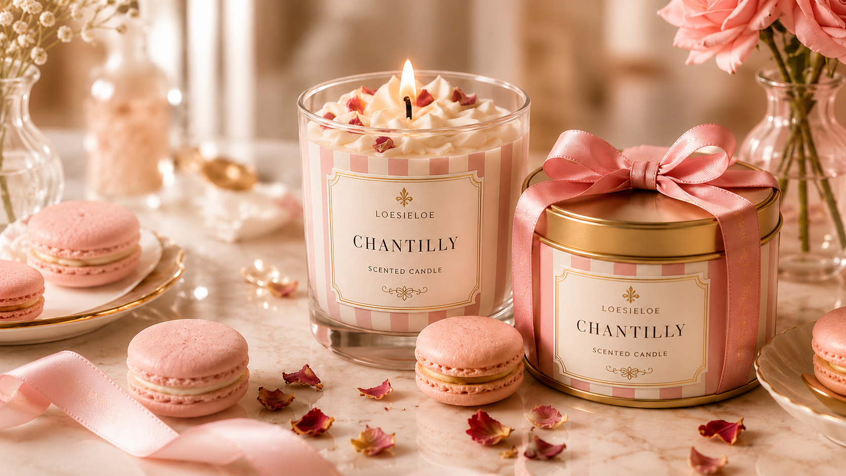 La douceur de vivre.
The sweetness of life in every flame. candles geurkaars , slagroomkaars , verwenskaars