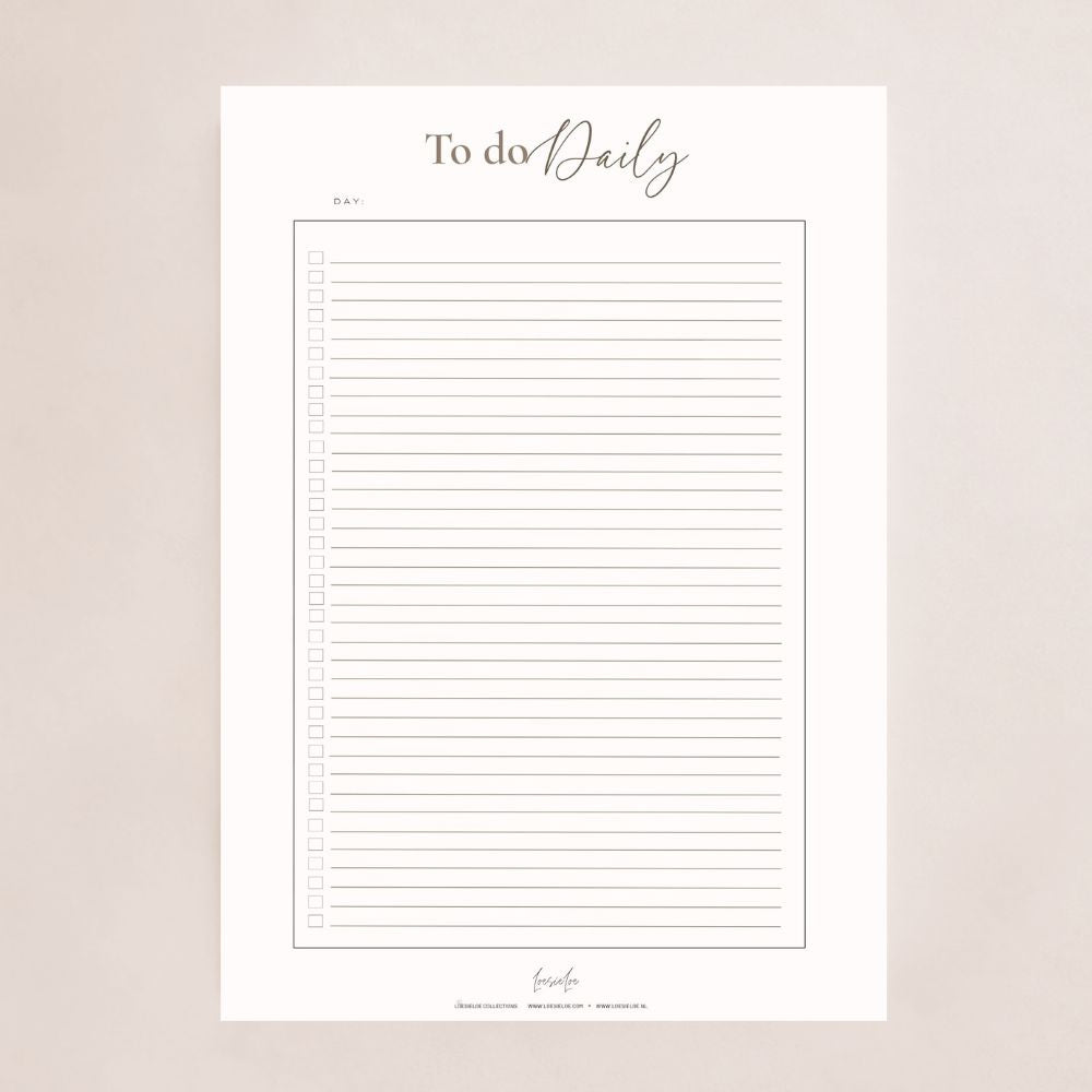 Printbaar - Basic To-Do Set